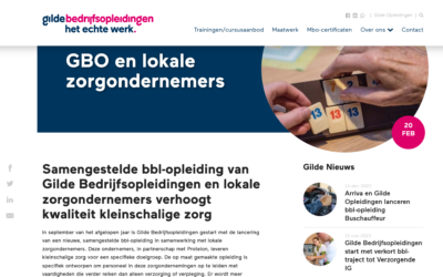Samenwerking Maison Molenbeecke en Gilde opleidingen